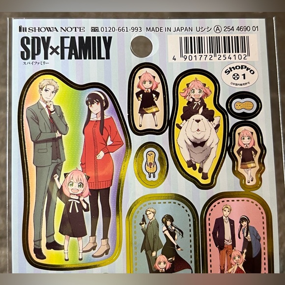 Spy x Family Sticker Sheet Japan Exclusive Officially Licensed Anime Kawaii Anya - Picture 3 of 7
